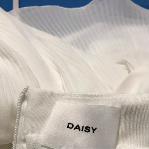 Daisy Dimensional Dual-Cup Mini Dress in Ivory - Picture 12 of 12